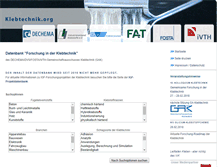 Tablet Screenshot of klebtechnik.org
